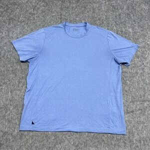 UNTUCKit Shirt Mens XL‎ Blue Clarendon Performance Stretch Polyester Spandex Tee